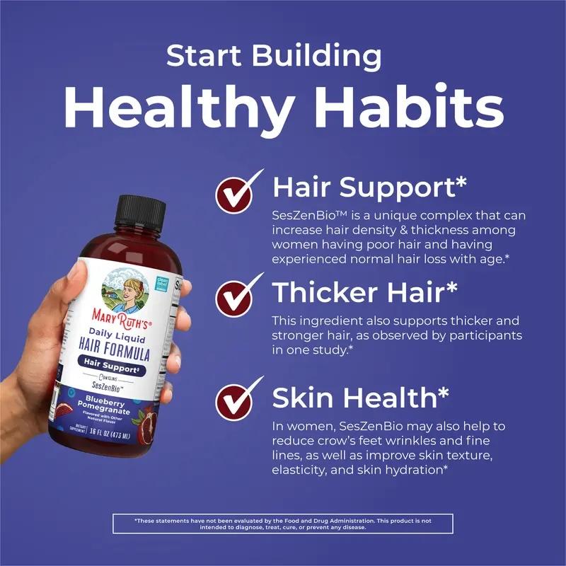 Daily Liquid Hair Formula 16 oz & Hair Growth Max Liposomal 15.22 oz
