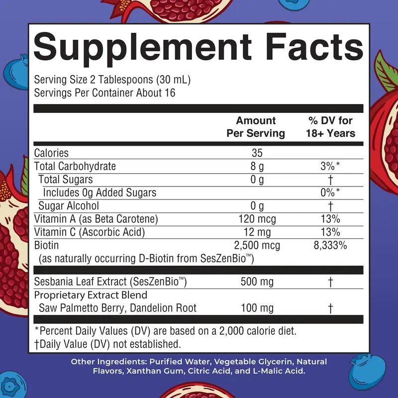 Daily Liquid Hair Formula 16 oz & Hair Growth Max Liposomal 15.22 oz